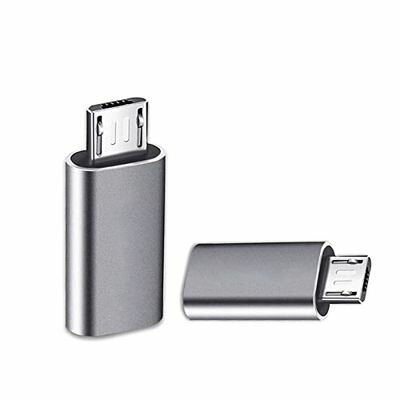 2枚 Type C to Micro USB 変換アダプタ 急速充電、データー転送 Type C to Micro USB 変換コネクタ 充電コネクター スマホ 充電 データ伝送 軽量タイプXperia、Galaxy、Nexus、HUAWEIなどMicro USBデバイス対応