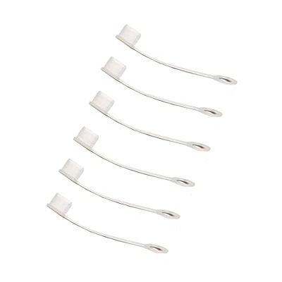 monofive USB Type-C(オス)用 保護カバーキャップ 脱落防止ソフト 6個入 白(半透明) MF-SUSBC5-6W