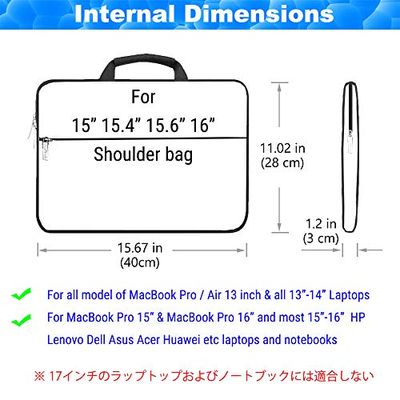 HSEOK『耐衝撃撥水加工パソコンバッグ15-16インチ』