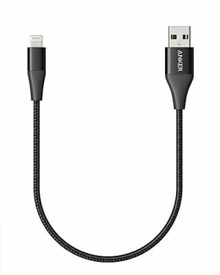 Anker PowerLine+ II ライトニングケーブル MFi認証 高耐久 iPhone 12 / 12 Pro / 11 / SE(第2世代) / XR iPad 各種対応 (0.3m ブラック)