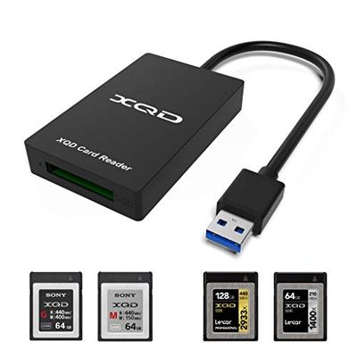 Cateck XQD ɥ꡼ XQDץ ˡ (SONY)M/G꡼ Lexar USBޡɤб USB3.0 ®ž 5Gbps xqdɥ꡼ Windows 10/8 / 8.1 / 7 / Vista/XPMac OS XLinuxChrome OSȸߴ 饫ɥ꡼