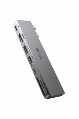 Anker 547 USB-C nu (7-in-2, for MacBook) Thunderbolt 4 100W USB PDΉ 4K HDMI|[g microSD & SDJ[hXbg 5Gbps USB-C|[g USB-A|[g f[^]
