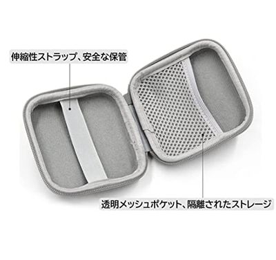 TOMGDRACO for Macbook air/pro用 バッテリー収納ケース USB用収納ポーチバッグ 電源コード ケーブル、イヤホンアクセサリーの保管ケース ガジェットポーチ トラベルポーチ PC小物入れポーチポーチ 小さめ ミニポーチ EVA 電源 収納ケース ハードケース 小物入れ 軽量 防 thrsparkle-10003098 THRSparkle サンプル画像3