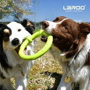 LaRooテディ犬デンタル玩具、小型犬用噛おもちゃ耐久性、ラウンドフリスビー18 cmストレス解消（中小犬）のペットの知能訓練用、浮遊訓練おもちゃ。 (グリーン) 2