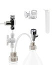 Clscea 水槽用DIY co2ジェネレーター co2添加 化学式co2 co2 セット 水槽 二酸化炭素 ディフューザー付き ペットボトル G211