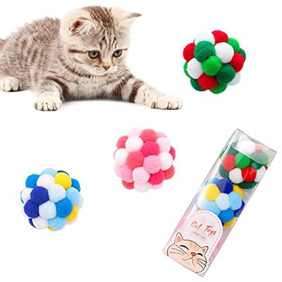 猫ポンポンボール 屋内猫用猫おもちゃ 子猫おもち...の商品画像