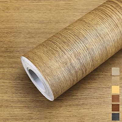Vienrose 壁紙シール 木目壁紙シール リメイクシート 厚手シール 木目シール 壁紙 シール 厚手 40CMx5M DIY 剥がせる 3D 模様替え のり付き 防水 防油 防汚 賃貸OK キッチン・家具・テーブル・台所・壁
