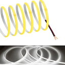 【RYE】 COB テープライトLEDストリップライトフレキシブル 高密度 幅5mm 隠れたLEDテープライト2.5m 320LEDs/m 白光色6000K D...