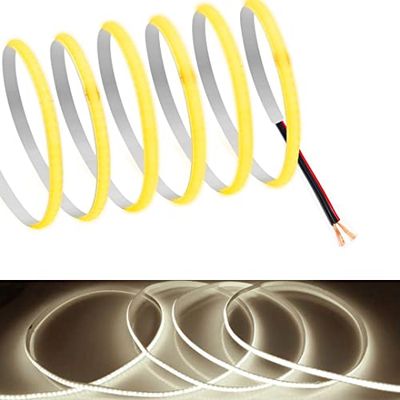 RYE COB ơץ饤LEDȥåץ饤ȥե쥭֥ ̩ 5mm 줿LEDơץ饤0.5m 320LEDs/m 4000K D...