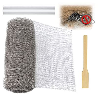 Quitoka ネズミ 駆除 網【12.7cm, 10m】ステンレスネットネズミ ねずみ 駆除 ナメクジ こうもり ヘビ ネズミ 侵入防止 太字メッシュ直径の防鼠金網 コウモリ撃退グッズ