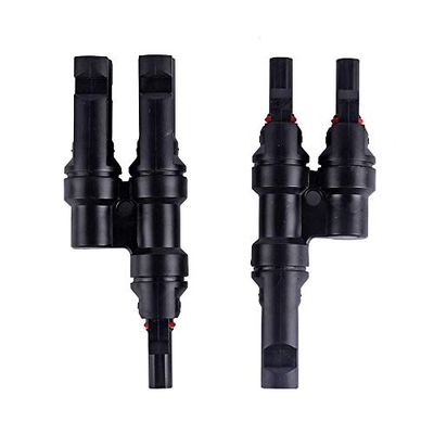 GTIWUNG 1組 MC4 コネクター(T字型) ソーラーパネル専用 MMF + FFM ブランチ Y型並...