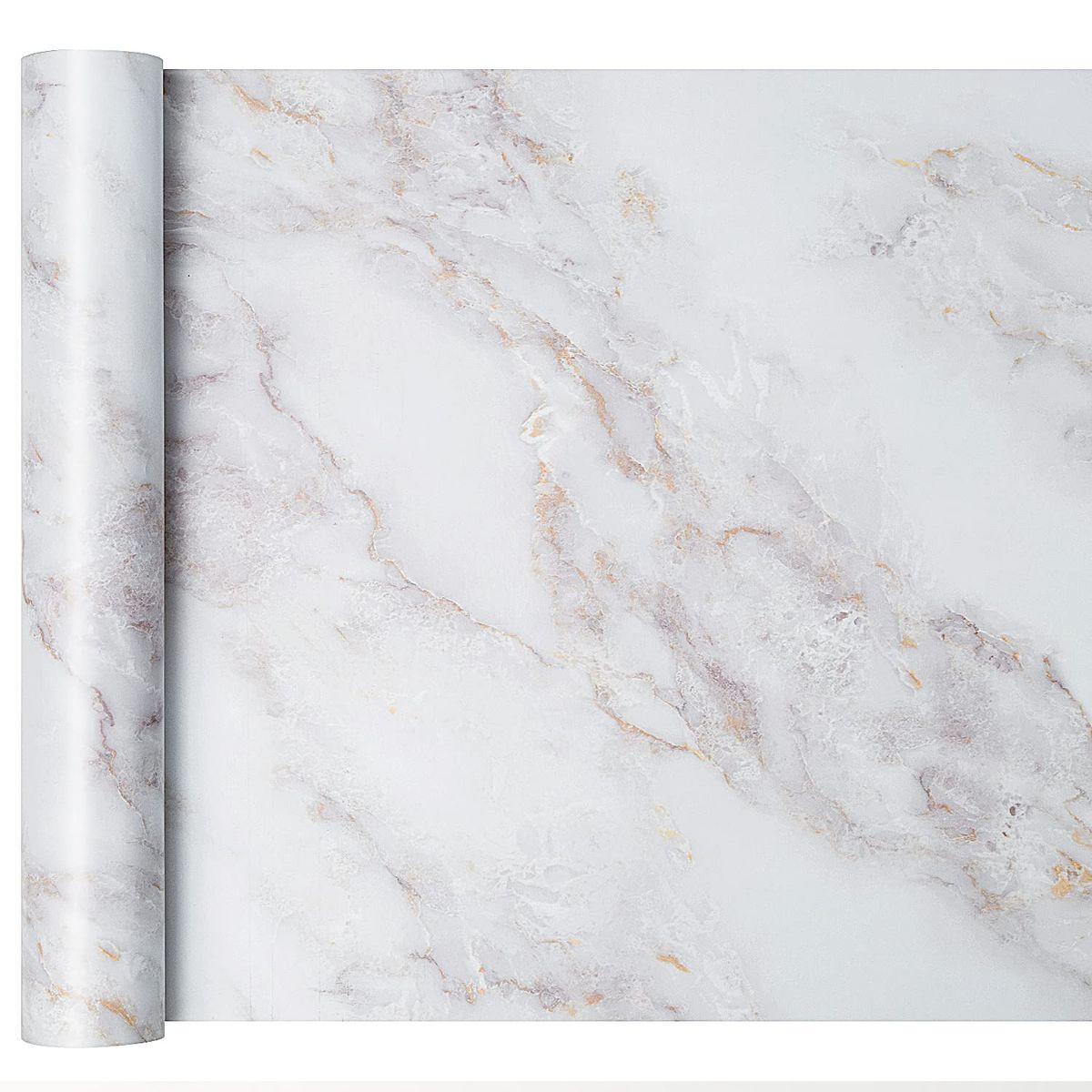 Homein 大理石シート より厚い 60x500cm 壁紙シール 大理石風 カッティングシート キッチン リフォームシート 賃貸ok 家具/台所/キッチン用 リメイクシート のり付き はがせる 防水/防カビ/防汚 アイボリー