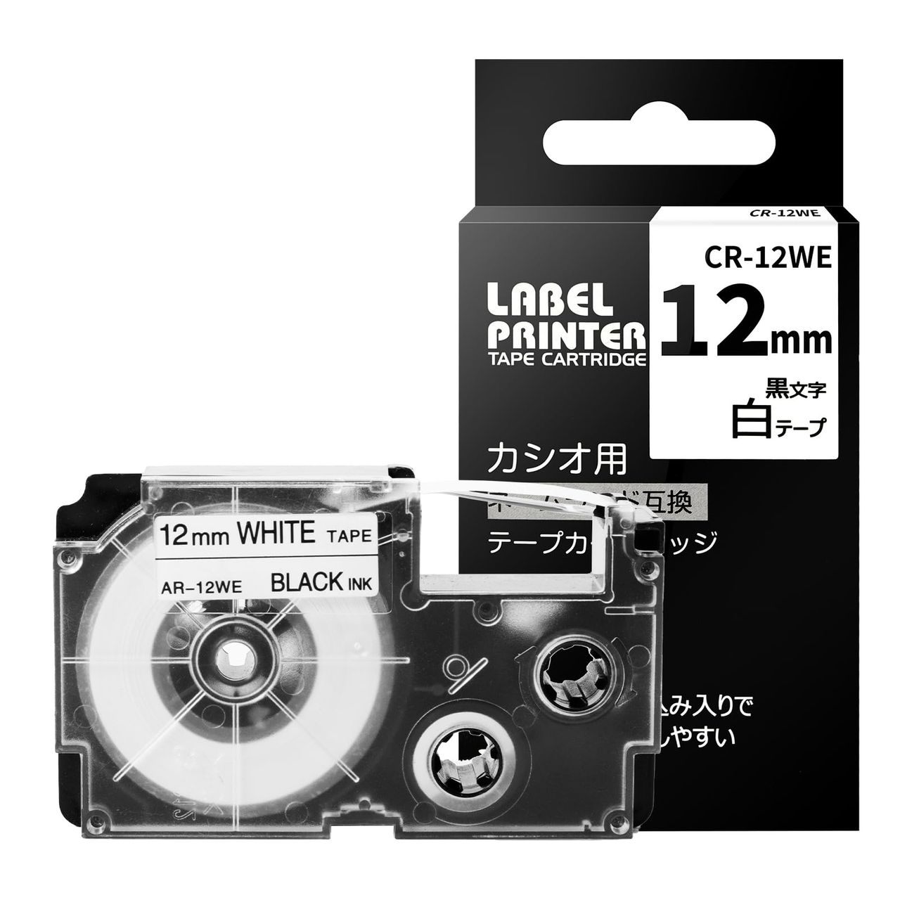 Airmall ߴ 1  ٥饤 ͡ ơ 12mm  XR-12WE CASIO Nameland ͡ ơץ...