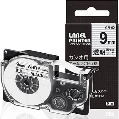 1 9mm ƩϹʸ CR-9X ơץȥå ȸߴΤ  CASIO ͡ NAME LAND ơ (XR-9X) ٥...