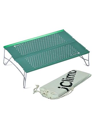 iClimb アウトドア テーブル 超軽量 折畳テーブル 天板2枚/3枚 アルミ キャンプ テーブル 耐荷重15kg ..