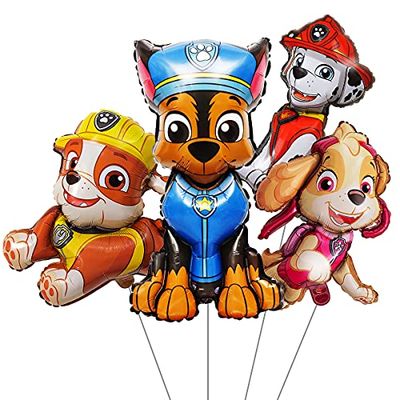 Fantasyon パウパトロール パウパトロールキャラクター 誕生日 飾り付け 風船 バルーン パーティー 可愛い (ラブル/マーシャル/チェイス/スカイ)のサムネイル