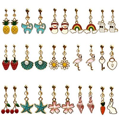 子供 イヤリングセット クリップ式 かわいい 子供 メイクセット 女の子 アクセサリー プレゼント おもちゃ OKTOKYU おもちゃ 女の子 イヤリング 子供...