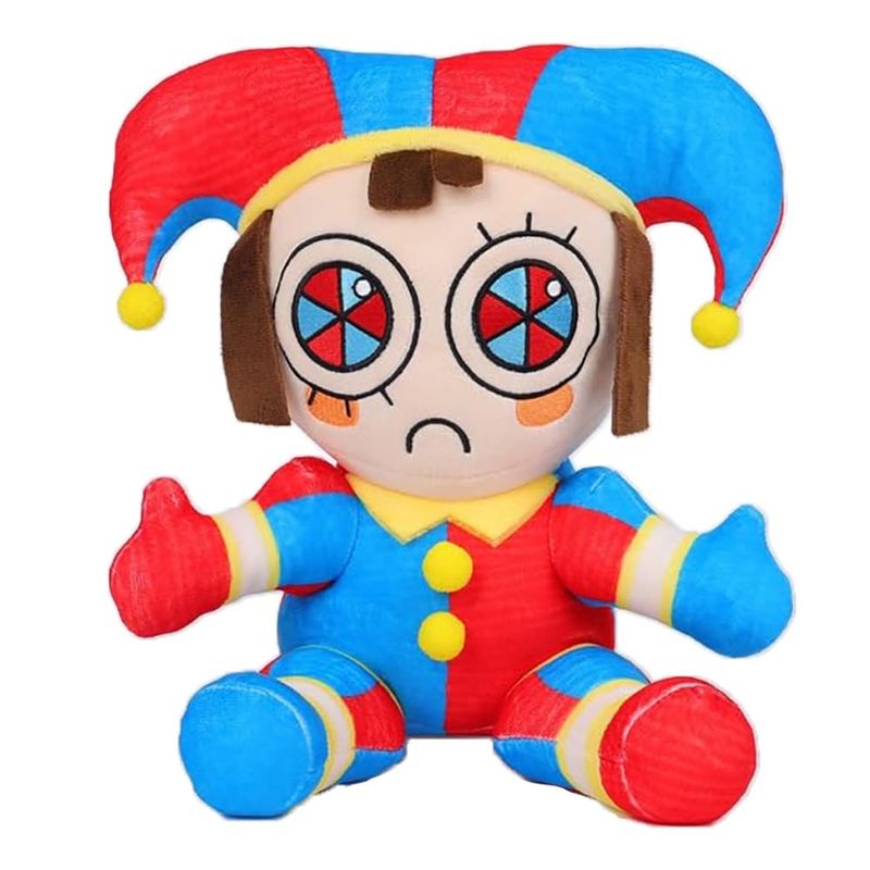 デジタルサーカス ぬいぐるみ ポムニ ぬいぐるみ The Amazing Digital Circus ぬいぐるみ 不思議なデジタルサーカス ぬいぐるみ ネット アニメ アメージングデジタルサーカス ぬいぐるみ キャラクター クリスマス 贈り物 誕生日 ギフト (ポムニ)のサムネイル