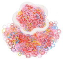 BIANHUAN ヘアゴム こども 約1000本 セット おしゃれ かわいい カラフル ベビー ヘアアクセサリー ゴム 髪 リボン 赤ちゃん 髪留め 女の子 髪飾り 髪ゴム 誕生日 ドレス プレゼント 発表会