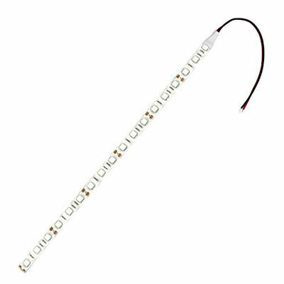 【2本入り】 LEDテープライト 12V 防水 3チップ 30cm (白ベース) 発光色：白色