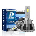 SUPAREE D2R/D2S ledヘッドライト 車検対応 DC12V/24V 新型両面発光Dシリーズ 6500K 35W 純正交換用 LED化 バルブ d2s d2r ヘッドライト 爆光 加工不要 2個入り