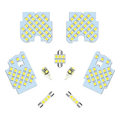 ZXREEK マツダ CX-5 KF KE LED ルームランプ 爆光 6000K ホワイト セット アテンザ GJ 専用設計 純正交換 CX-5 KE系 アテンザ セダン/ワゴン GJ系 車内灯 室内灯 126発 3chip 5050 SMD 高輝度 取付簡単 9点セット 専用工具付 (マツダ CX-5/アテンザ 用)