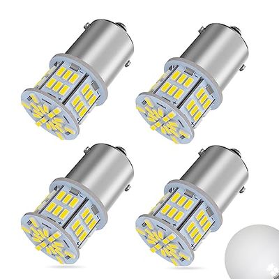 【24V車専用】S25 LEDシングルホワイト 爆光 G18 BA15s P21W 54連 3014SMD トラック デコトラ ダンプ バス 大型車用 バルブ バックランプ マーカー球 ターンライト ブレーキランプ サイドフラッシャーランプ 高輝度 汎用 （4個セット）