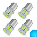 【24V車専用】S25 LEDシングル アイスブルー 爆光 G18 BA15s P21W 54連 3014SMD トラック デコトラ ダンプ バス 大型車用 バ...
