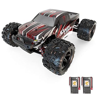 楽天THRSparkleDEERC ラジコンカー 電動RCカー オフロード 4WD 高速 40km/h 1/18 2.4Ghz レーシング 防振 耐衝撃 防水 乗り越え バッテリー2個 40分間走れ こども向け 大人向け 贈り物 誕生日 プレゼント 子供 男の子 彼氏 小学生 中学生 国内認証済み 9300