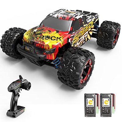 楽天THRSparkleDEERC ラジコンカー オフロード 4WD 40km/h こども向け 子供 おとな向け 操作時間40分 1/18 高速 RCカー リモコンカー 2.4Ghz 四輪駆動 レーシング 耐久性 バッテリー2個 乗り越え おもちゃ 誕生日 プレゼント 子供 男の子 彼氏 小学生 中学生 大人向け 日本国内認証済み