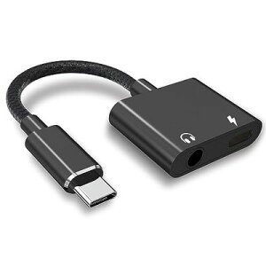 USB Type-C to 3.5 mmMFiǧʡUSB-C to Auxǥɥ󥰥륱֥ Ѵץ 3.5mm 2in1 ® Ʊ  ⥳  ԥ֥ ågalaxy/Xperia/Google pixel/iPad/iPad Pro/Android/Type CʤɵŬ C ۥѴ