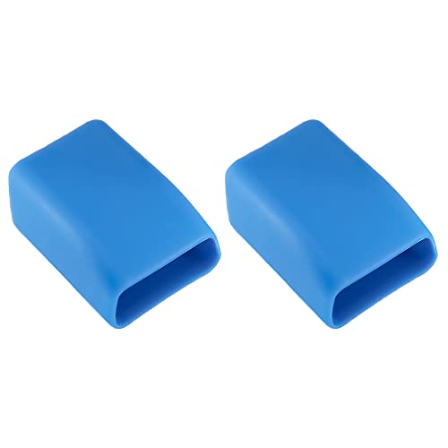 シートベルト カバー 傷防止 洗える シリコン シートベルトカバー 2個組 (バックル, ブルー)