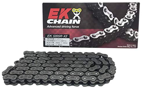 EK(イーケー) QXリングシールチェーン 520SR-X2 スチール 108L 【カシメジョイント】