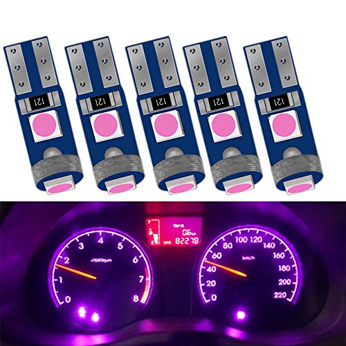 T5 LED メーター球 パネル球 エアコン球 ウェッジ球 パープル ダッシュボード メーター インパネ エア..