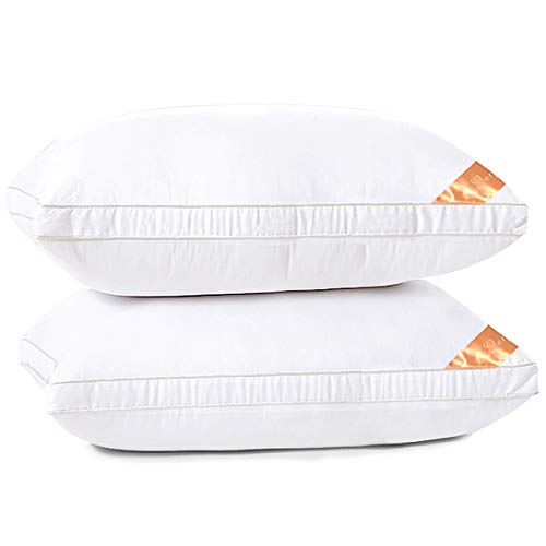 AYO 枕 まくら ホテル仕様 高反発枕 横向き対応 丸洗い可能 立体構造43x63cm ホワイト(長さ63cm*幅43cm*高さ20cm （2つの枕）