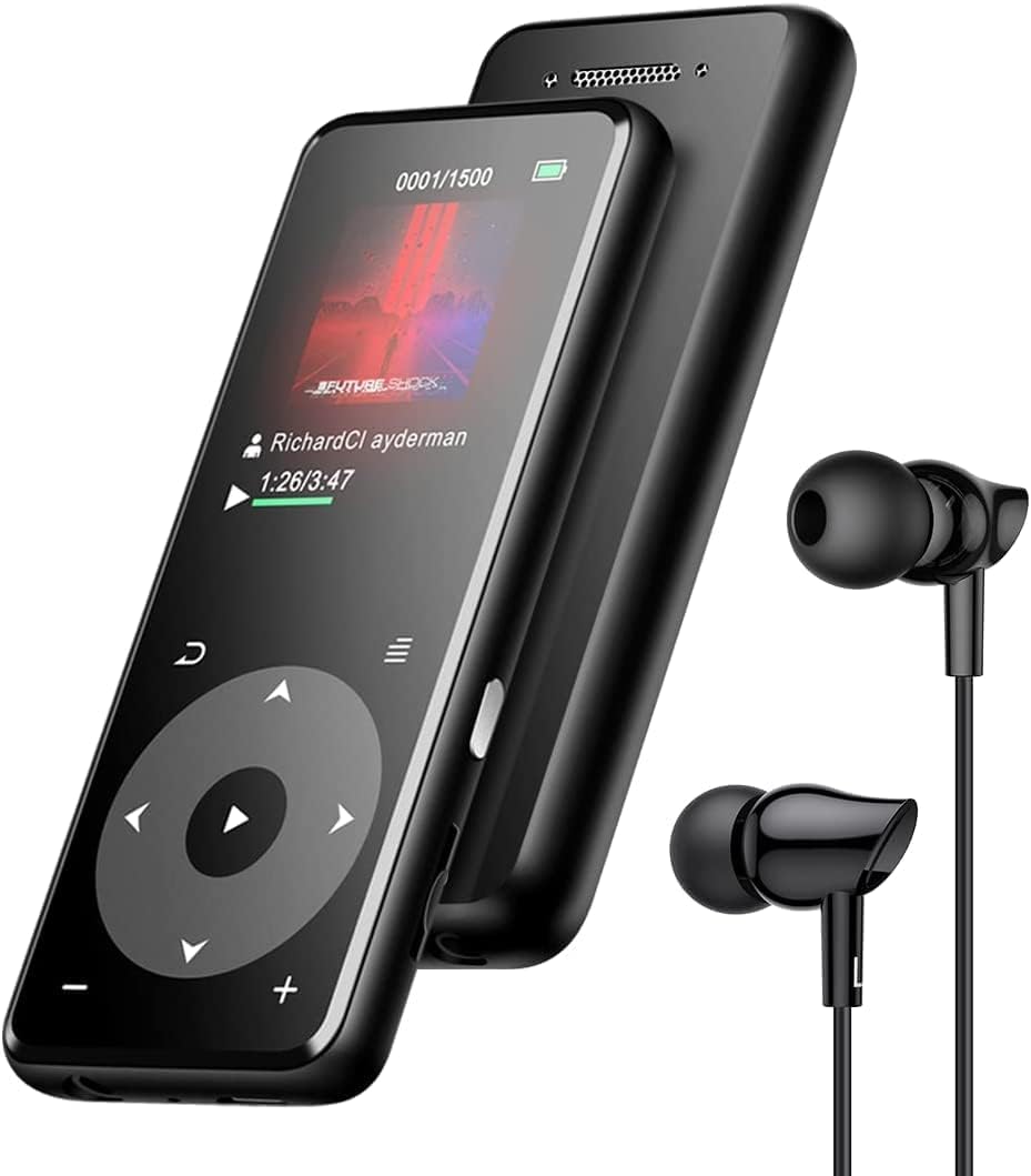 AGPTEK MP3プレーヤー MP3プレーヤー AGPTEK Bluetooth5.1 mp3プレイヤー ウォークマン HIFI スピーカー搭載 内蔵8GB SDカード対応 128GBまで拡張可能 長再生時間 キーランプ 高コスパ FMラジオ ダイレクト録音対応 操作簡単 小型 ロックボタンで誤動作防止 通勤/ランニング/ヨガ/言語学習など