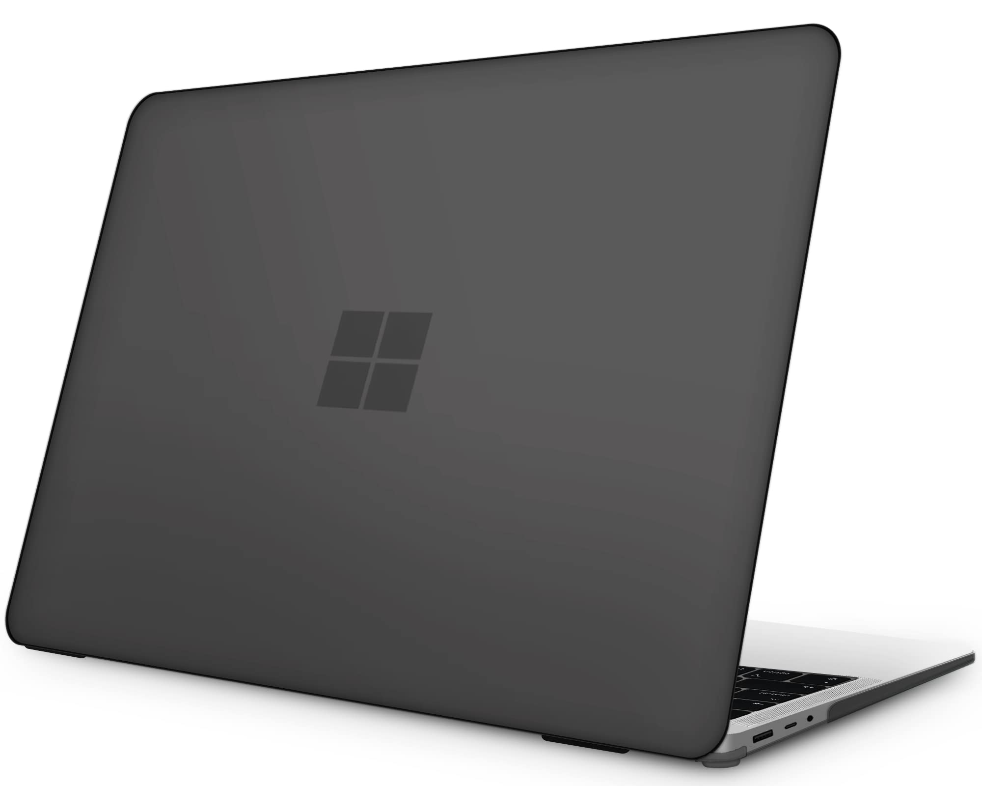 【マット加工・ブラック 特別版】NPUOLS Surface Laptop Go 3 / 2 / 1 2023 2022 2020年発売 12.4 インチ ケース カバー 薄型 耐衝? 男子 サーフェス ラップトップ Go3 Go2 Go1 保護ケース Mod…