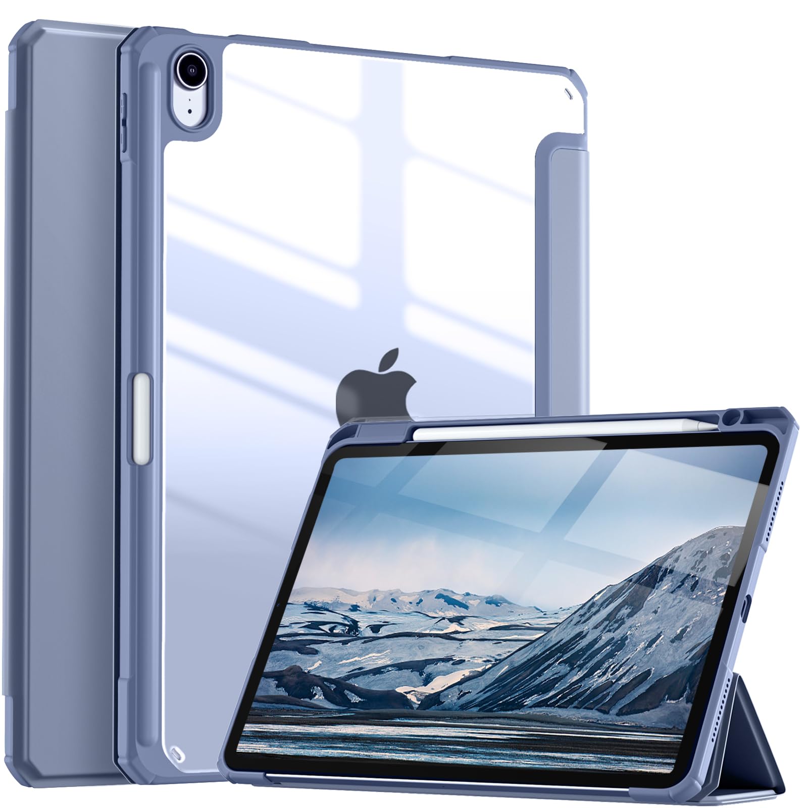 Maledan iPad air 5 P[X 2022 AN Jo[ 10.9C` Jo[ yV[z_[t PU[U[ J O܂ X^h }Olbg I[gX[v@\ C[d ϏՌ ^y ی EȒP ipad air P[X 5 u[O[