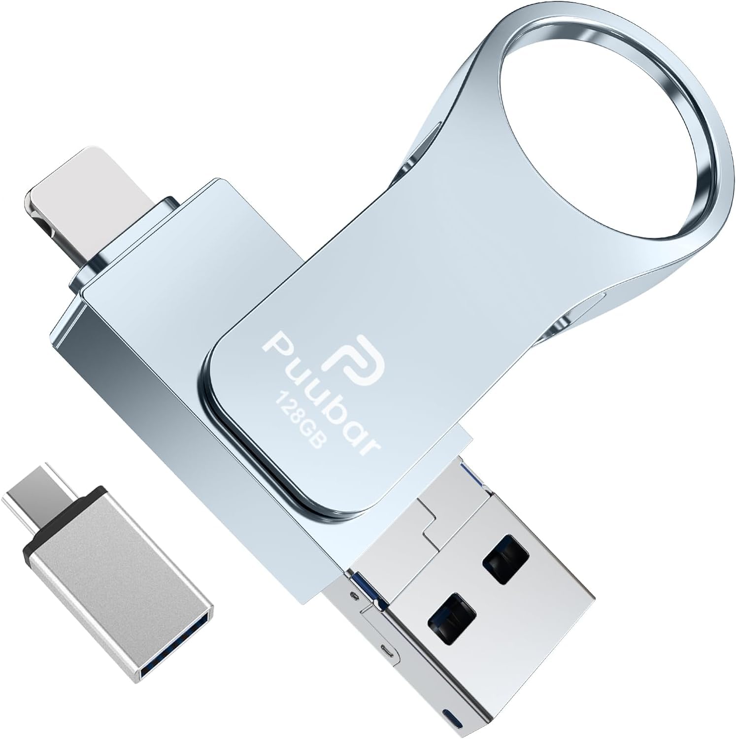 128GB USB[yƊEvV pAvsvz4in1iPhoneΉusbtbVhCu e USB 3.0 tbVIOS/Android/PC/Macbook/Ή iphonepusbACtH obNAbv X}zʐ^ۑ eʕs(O[)