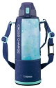RA:象印マホービン(ZOJIRUSHI) 象印水筒 直飲み スポーツタイプ ステンレスクールボトル 1.5L ネイビーミント SD-FB15-AG
