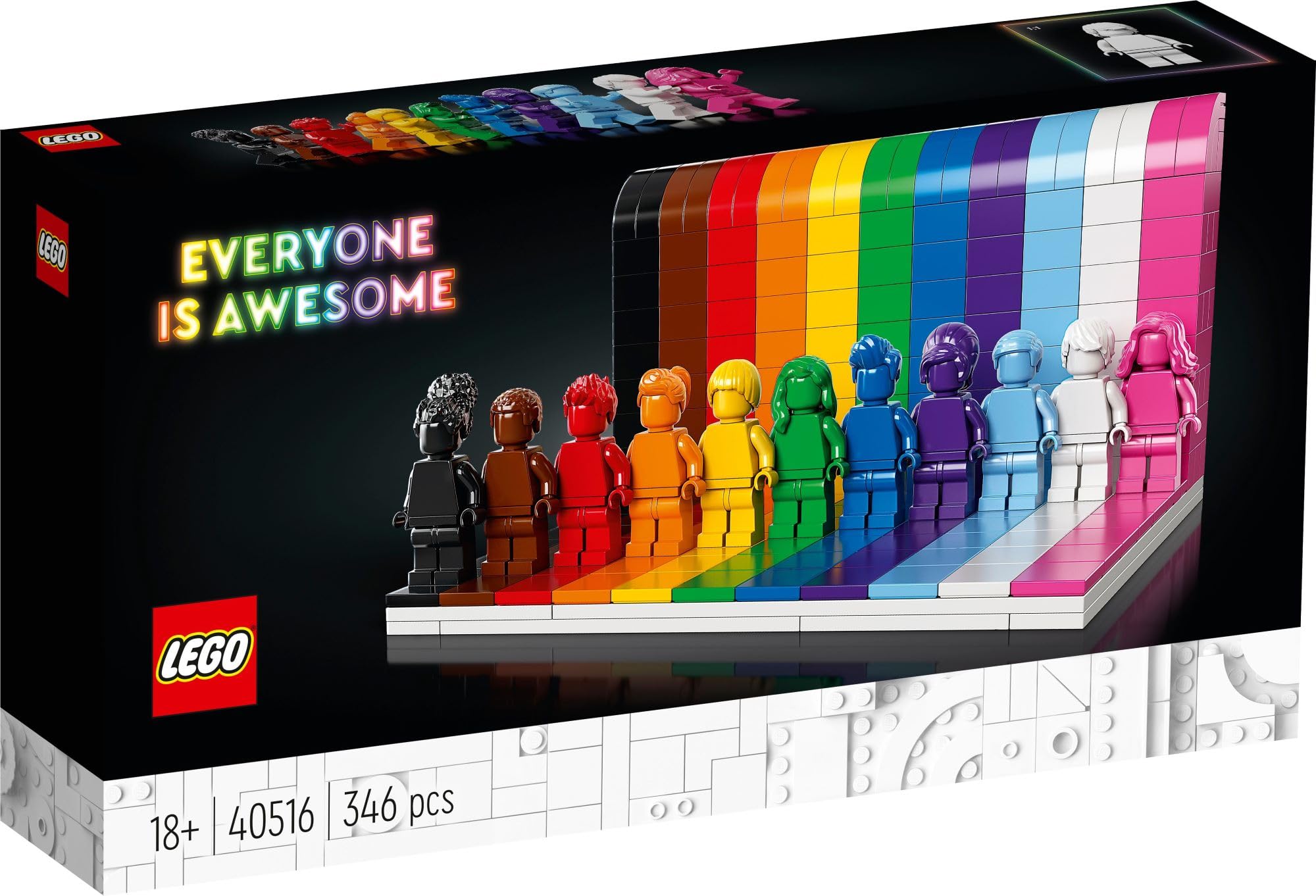 RA:レゴ(LEGO) Everyone Is Awesome おもちゃ 玩具 プレゼント ブロック LGBTQIA+ 40516