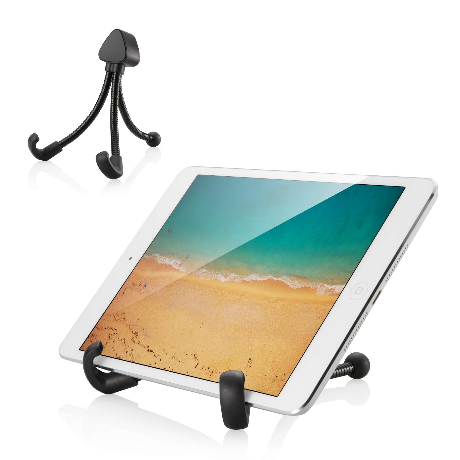 RA:エレコム タブレットスタンド スマホスタンド フレキシブル三脚 ブラック TB-DSFLEXBK