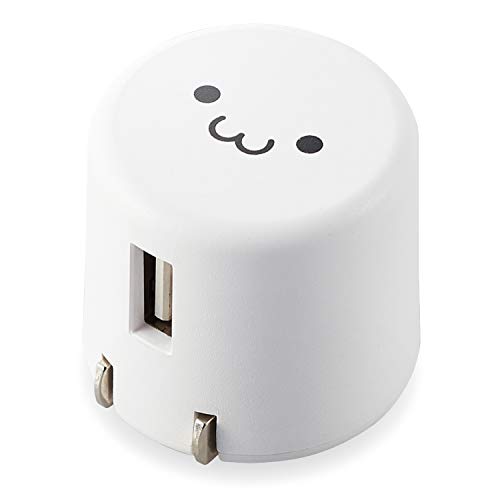 RA:エレコム USB コンセント 充電器 9W USB-A×1 【 iPhone (iPhone13シリーズ対応) / Android/タブレット 対応 】 ホワイトフェイス MPA-ACU08WF
