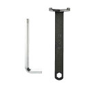SANEI(サンエイ) ナット締付工具 対辺約38mm 水栓取付 六角スパナ付 長さ210mm PR357