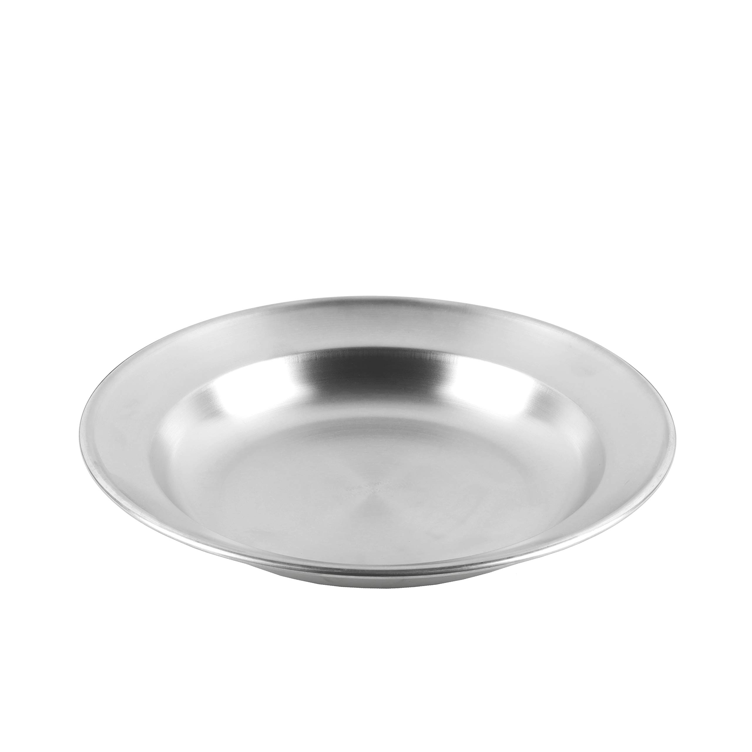 キャプテンスタッグ(CAPTAIN STAG) 18-8 ステンレス 丸型 カレー皿 皿 食器 外径22×高さ3cm 日本製 UH-43