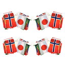 Iriwa 万国旗 世界 国旗 100ヶ国 全長25m 日本 日の丸有り 運動会 文化際 フェスティ ...