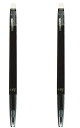 【2本セット】パイロット フリクションボールスリム 0.38mm ブラック LFBS-18UF-B