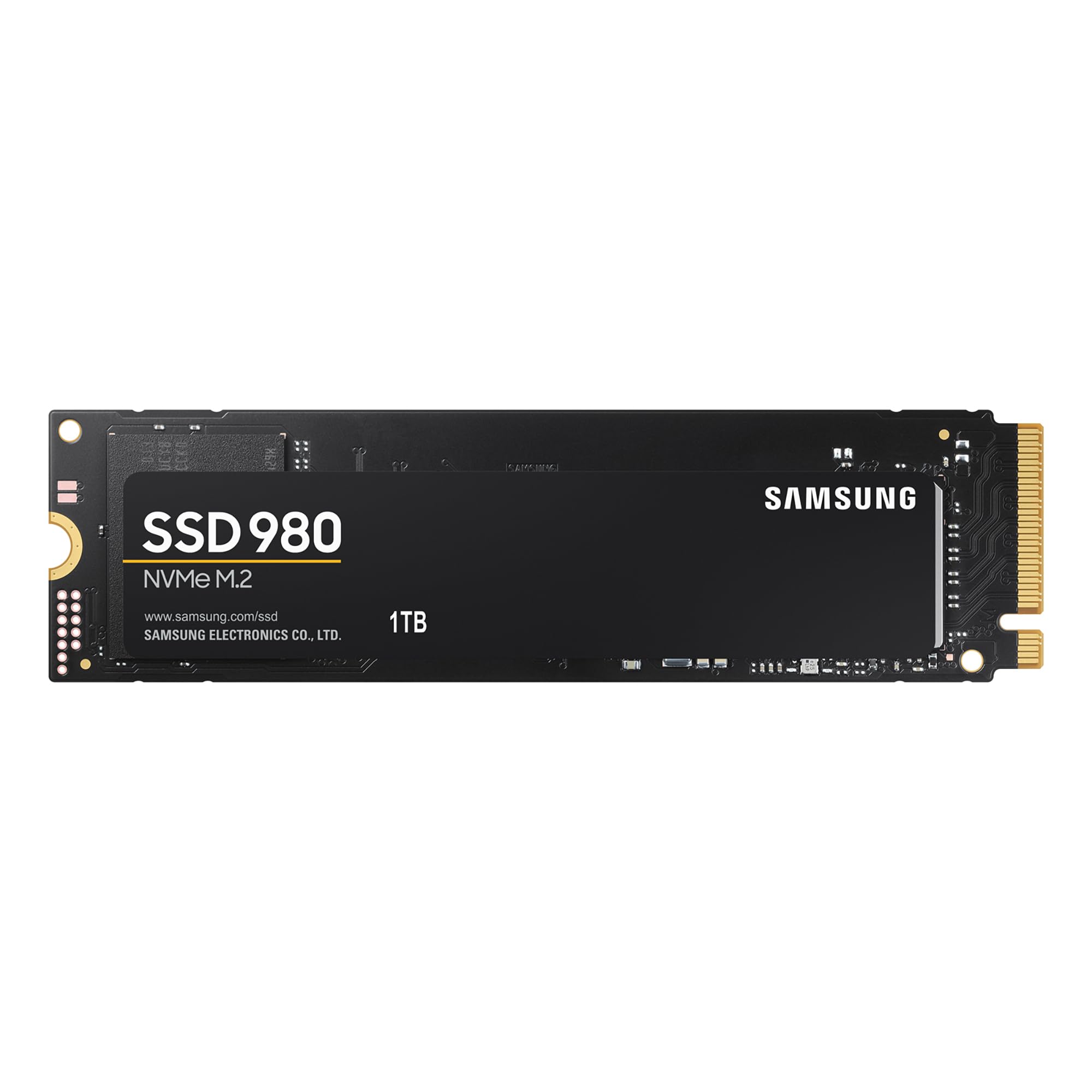 Samsung 980 1TB PCIe Gen 3.0 ×4 NVMe M.2 最大 3,500MB/秒 内蔵 SSD MZ-V8V1T0B/EC