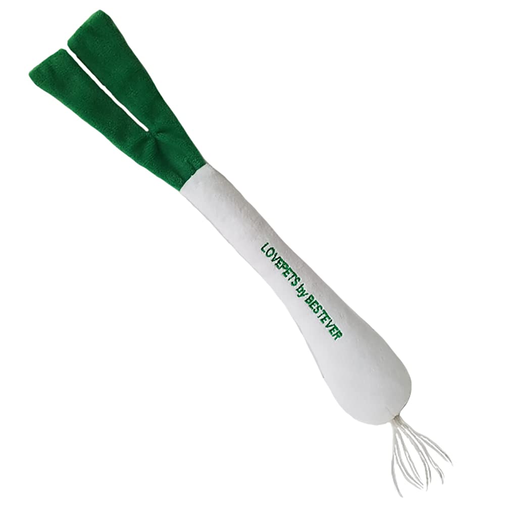 RA: 【LOVE PETS by BESTEVER】 長ネギ 犬 猫 おもちゃ ペットトイ カシャカシャ キュッキュッ 音が鳴る 遊ぶ ストレス解消 一緒に遊ぶ葱 長ねぎ 野菜 ベストエバージャパン