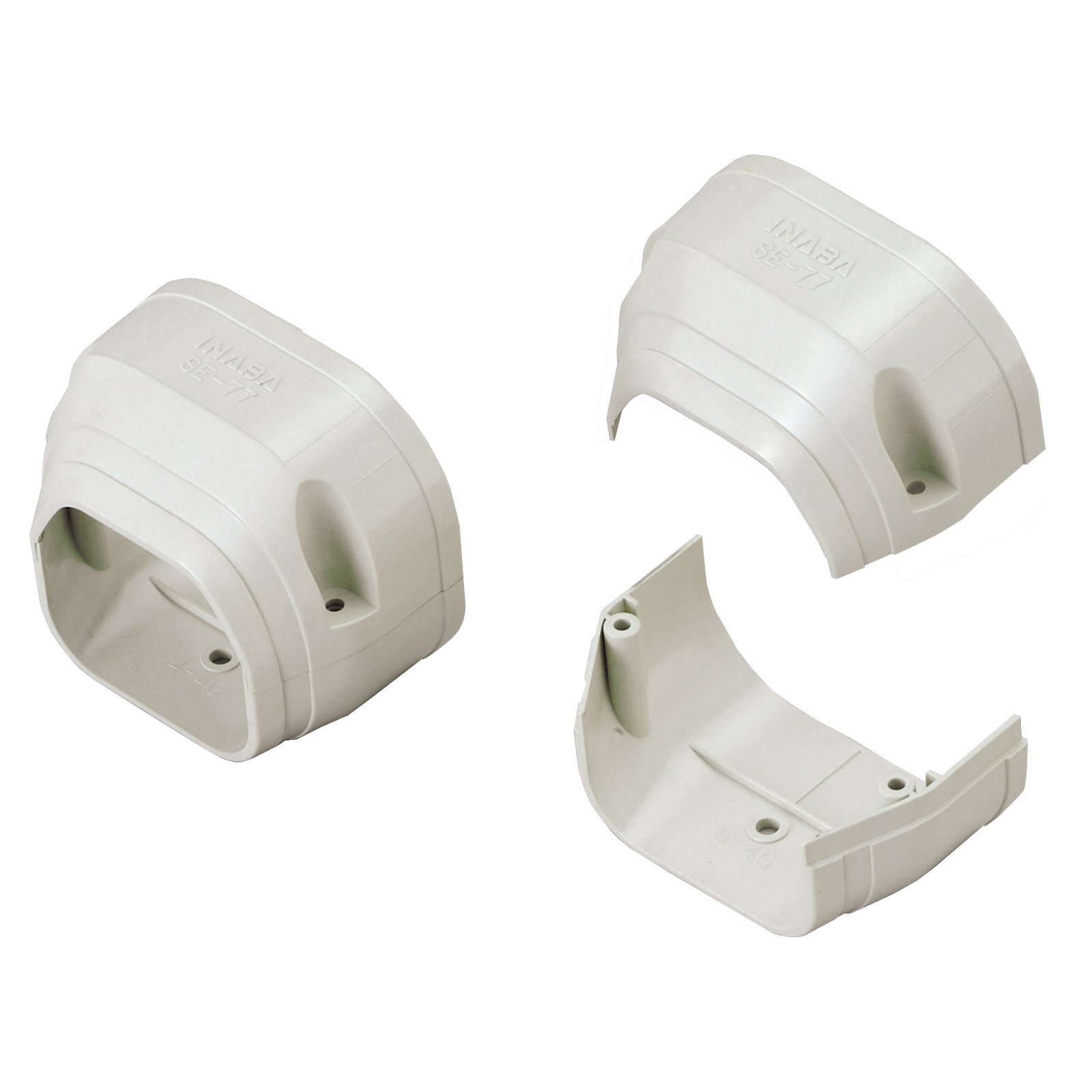 RA: 因幡電工(INABA DENKO) 配管化粧カバー 端末カバー 機器接続部用 アイボリー SE-77-I